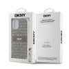 DKNY PC/TPU Ismétlődő Mintás Tónusos Csíkozás Magsafe Tok iPhone 11-hez Bézs - 4. kép