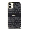 DKNY PC/TPU Repeat Pattern Tonal Stripe Magsafe tok iPhone 11 Black - 0. kép