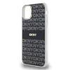 DKNY PC/TPU Repeat Pattern Tonal Stripe Magsafe tok iPhone 11 Black - 2. kép