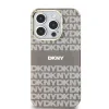 DKNY PC/TPU Ismétlődő Minta Tonális Csík Magsafe tok iPhone 13 Pro számára Bézs - 0. kép