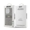 DKNY PC/TPU Ismétlődő Minta Tonális Csík Magsafe tok iPhone 13 Pro számára Bézs - 4. kép