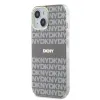 DKNY PC/TPU Repeat Pattern Tonal Stripe Magsafe tok iPhone 14-hez Bézs - 1. kép