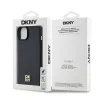 DKNY PU Bőr Ismétlődő Minta Logó MagSafe tok iPhone 13 Fekete - 4. kép