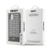 DKNY PU Bőr Ismétlődő Minta Alsó Csík MagSafe iPhone 13 tok Barna - 4. kép