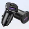Ugreen EC305 USB-C + USB autós töltő, 30W (fekete) - 3. kép