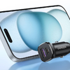 Ugreen EC305 USB-C + USB autós töltő, 30W (fekete) - 4. kép