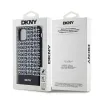 DKNY PU bőr ismétlődő minta alsó csík MagSafe tok iPhone 11 Fekete - 4. kép