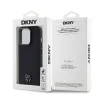 DKNY PU Bőr Stack Logo Magsafe iPhone 15 Pro tok Fekete - 4. kép