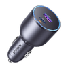 Ugreen EC701 autós töltő, USB + USB-C, 63W (fekete) - 3. kép