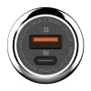 LDNIO C1 USB, USB-C Autós töltő + USB-C - Lightning kábel - 2. kép