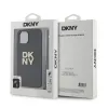 DKNY PU bőrből készült Stack Logo csuklópántos iPhone 15 tok fekete - 3. kép