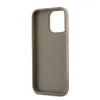 DKNY PU Leather Stack Logo Karpántos tok iPhone 14 Pro-hoz Bézs - 2. kép