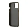 DKNY PU bőr Stack Logo csuklópántos tok iPhone 15-höz barna - 2. kép
