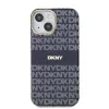 DKNY PC/TPU Ismétlődő Minta Tonal Stripe MagSafe tok iPhone 14-hez Kék - 0. kép