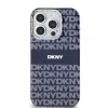 DKNY PC/TPU Repeat Pattern Tonal Stripe Magsafe tok iPhone 14 Pro-hoz Kék - 0. kép