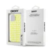 DKNY PC/TPU Ismétlődő Mintás Tok iPhone 15-höz Sárga - 4. kép