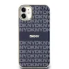 DKNY PC/TPU Repeat Pattern Tonal Stripe Magsafe tok iPhone 11 Blue - 0. kép