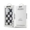 DKNY PC/TPU Kockás Minta Tok iPhone 14-hez Fekete - 4. kép