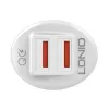 LDNIO C511Q 2USB autós töltő + USB-C kábel - 0. kép