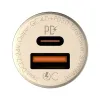 LDNIO C506Q USB, USB-C Autós töltő + USB-C Kábel - 3. kép