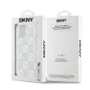 DKNY Liquid Glitter Kockás Minta tok iPhone 15-höz Átlátszó - 4. kép