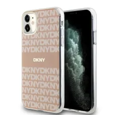 DKNY PC/TPU Ismétlődő Minta Tonális Csík Magsafe tok iPhone 11 Pink