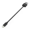 Cable USB to Lightning Cygnett 12W 0.1m (fekete) - 0. kép