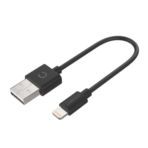 Cable USB to Lightning Cygnett 12W 0.1m (fekete)