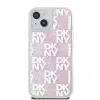 DKNY Liquid Glitter Checkered Pattern tok iPhone 15 Pink - 0. kép