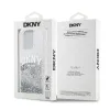 DKNY Folyékony Csillám Ívelt Logó iPhone 14 Pro tok Átlátszó - 4. kép