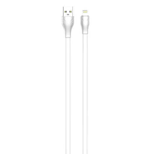 USB-kábel Lightning-hez LDNIO LS553, 2.1A, 3m (fehér)