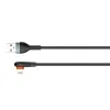 USB Lightning kábel LDNIO LS562, 2.4A, 2m (fekete) - 1. kép