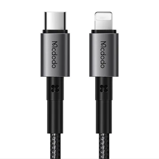 Cable USB-C to Lightning Mcdodo CA-2850, 36W, 1,2m (fekete)