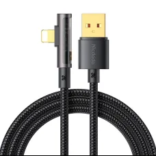 USB - Lightning prizma 90 fokos kábel Mcdodo CA-3510, 1.2m (fekete)