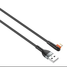 Cable USB to Lightning LDNIO LS561, 2.4A, 1m (fekete) tok