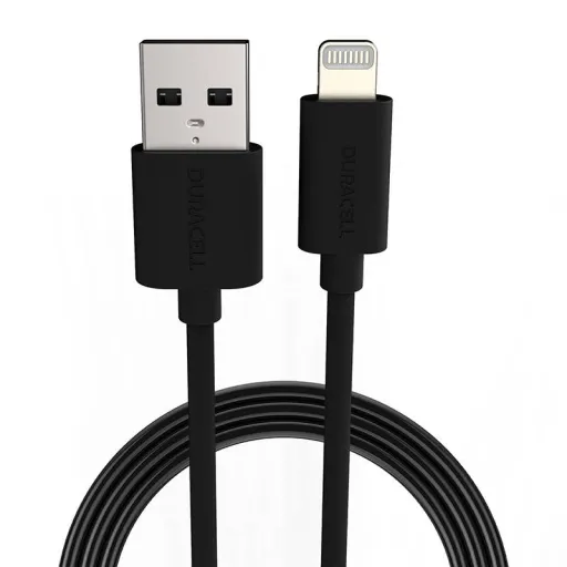 Lightning USB kábel Duracell 1m (fekete)