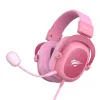 Havit H2002D gamer fejhallgató (rózsaszín) - 1. kép