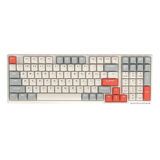 Gaming billentyűzet Darmoshark K7 PRO (fehér)