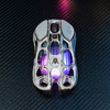  GravaStar Mercury M1 Pro Vezeték Nélküli Gamer Egér Harckopott Verzió Ezüst Köd + 4K Adóvevő - 1. kép