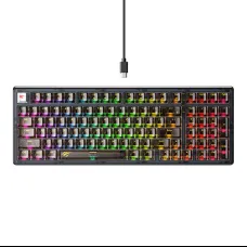 Mechanikus Gaming Billentyűzet Havit KB875L (Átlátszó/Fekete)