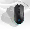 Dareu EM901X vezeték nélküli játék egér + töltőállomás RGB 2.4 G 600-6000 DPI (fekete) - 3. kép