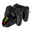 iPega PG-9180 Kettős dokkolóállomás a játékvezérlő a PS4 (fekete) - 4. kép