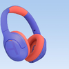Vezeték nélküli Bluetooth fejhallgató Haylou S35 ANC (lila-narancs) - 2. kép