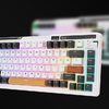 Vezeték nélküli mechanikus billentyűzet Royal Kludge KZZI K75 pro RGB, Moment Switch (fekete és fehér) - 1. kép