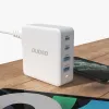 GaN 100W gyors fali töltő 2 x USB-C / 2 x USB Dudao A100EU - fehér - 4. kép