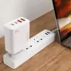 Dudao A65EU GaN hálózati töltő 2xUSB-A / 2xUSB-C PD 65W - fehér - 0. kép