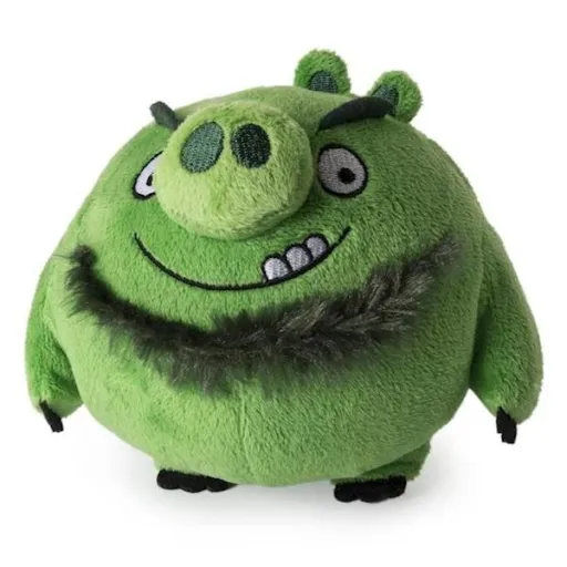 Angry Birds King zöld plüssfigura 10 Cm plüss