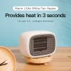 Baseus Little White hősugárzó mini ventilátor fehér 500W, lábmelegítő (ACNXB-A02) - 2. kép