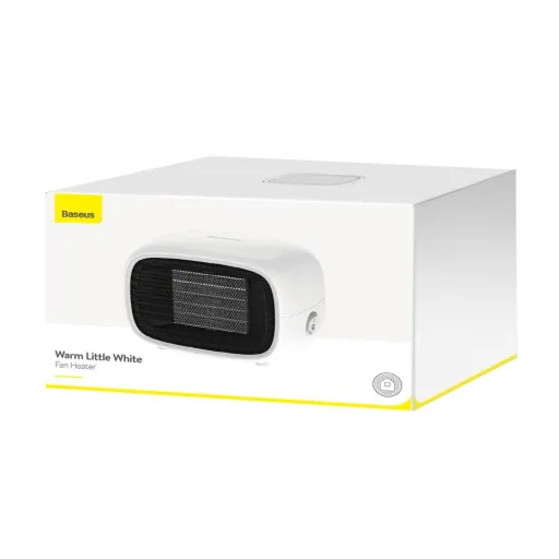 Baseus Little White hősugárzó mini ventilátor fehér 500W, lábmelegítő (ACNXB-A02)