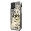 Karl Lagerfeld tok iPhone 11 áttetsző/folyékony flitteres mintával (KLHCN61ROGO) - 0. kép